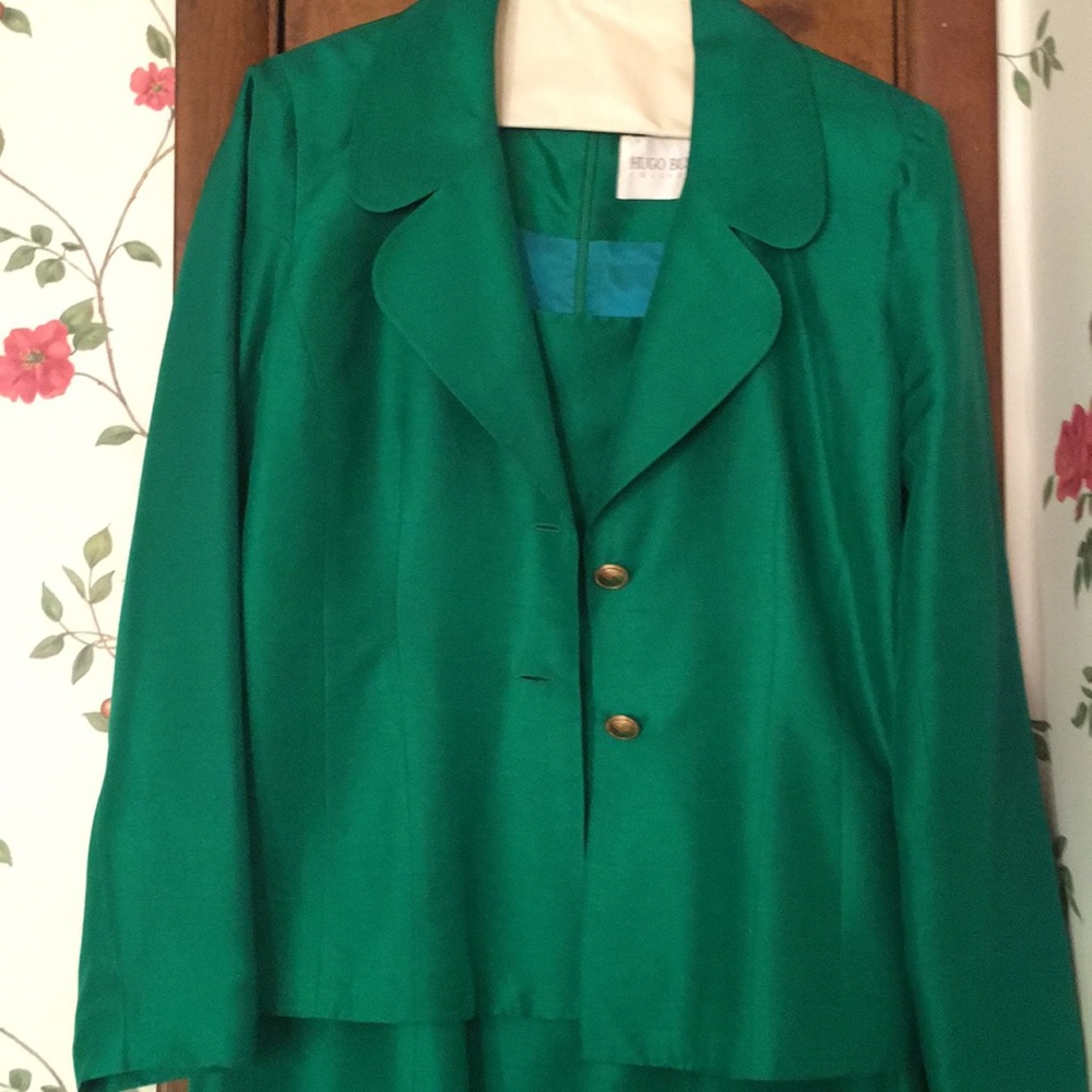 Victoria’s Secret silk evening dress with jacket.